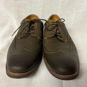 NWOB Florsheim SZ 9.5 Leather uptown wingtip brown oxford